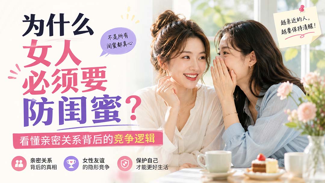 付费文章：为什么女人必须要防闺蜜？看懂亲密关系背后的竞争逻辑-怪兽网创俱乐部