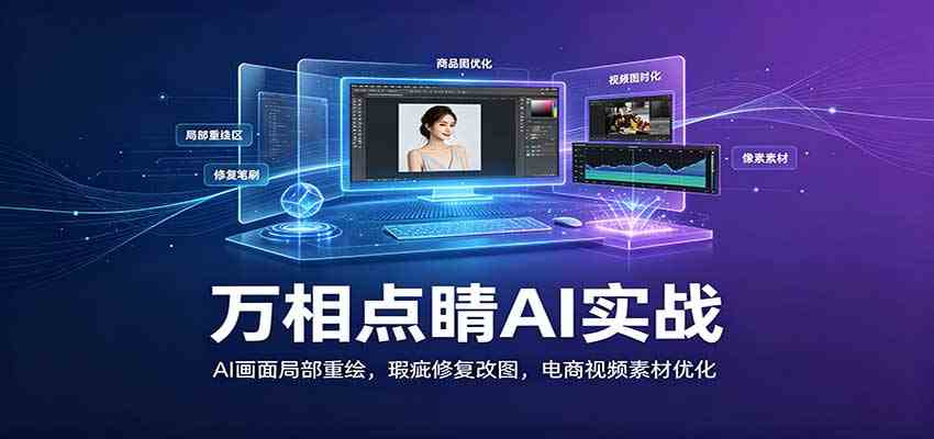 万相点睛AI实战:AI画面局部重绘,瑕疵修复改图,电商视频素材优化-邪修侠 - 演示