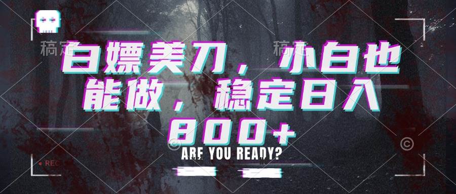 （20163期）白嫖美刀，小白也能做，稳定日入800+-怪兽网创俱乐部