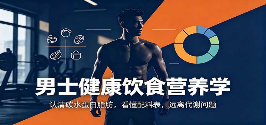 男士健康饮食营养学：认清碳水蛋白脂肪，看懂配料表，远离代谢问题-邪修侠 - 演示