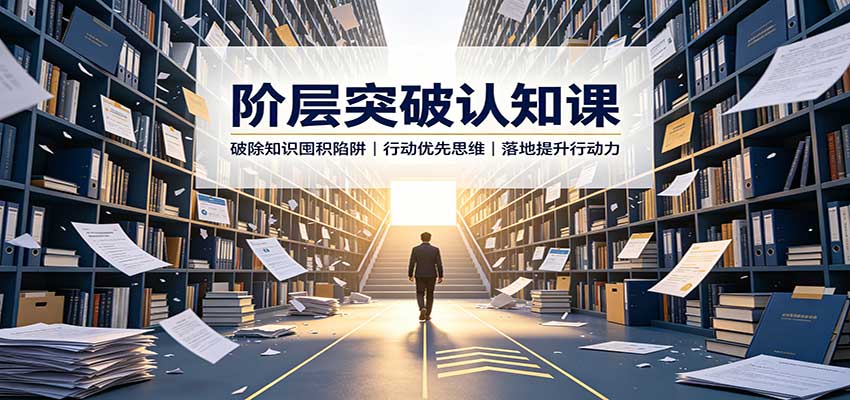 阶层突破认知课:破除知识囤积陷阱,行动优先思维,落地提升行动力-邪修侠