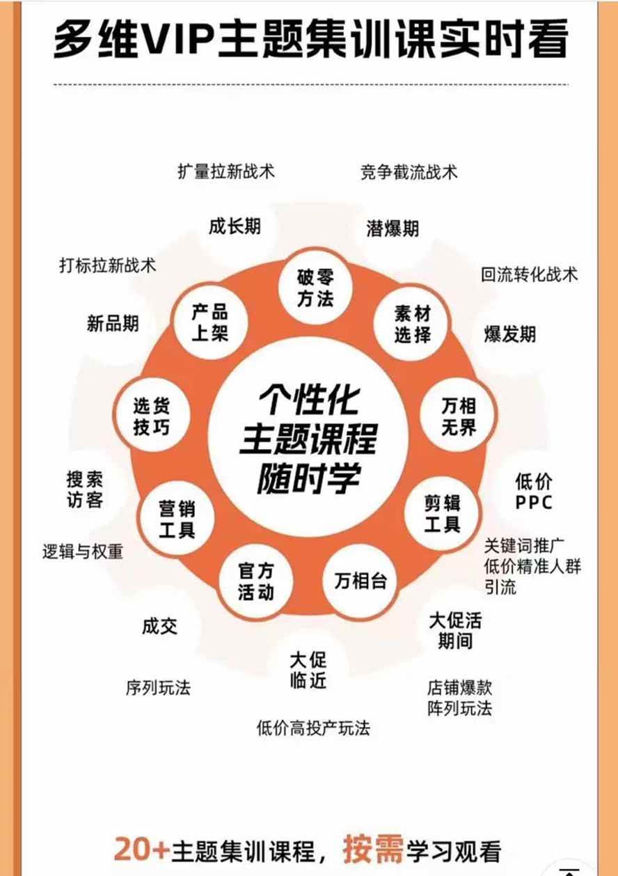 （20296期）2026淘天开单秘籍PRO实战陪跑课程：全套落地运营玩法，一站式解决淘宝流量低、不出单难题（更新260906）