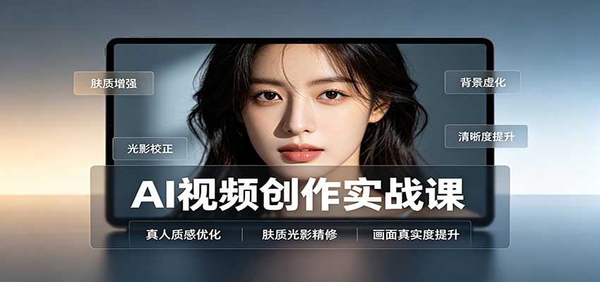 AI视频创作实战课：人物面部情绪调试，真人质感优化，提示词模板与变现方向-邪修侠