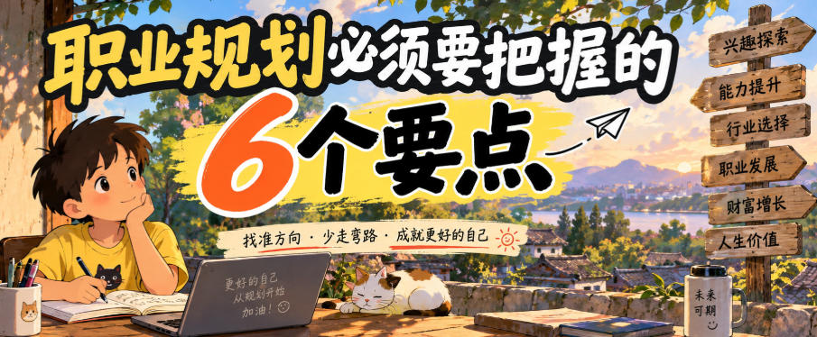 付费文章：职业规划必须要把握的6个要点-多课资源站