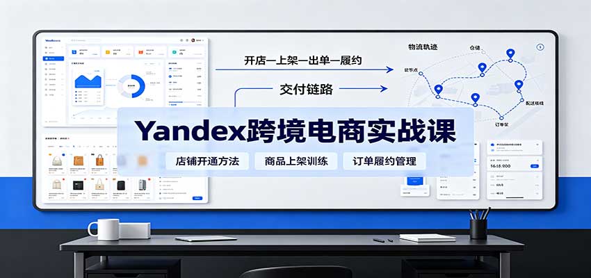 yandex跨境电商实战课：平台入门、开店、物流、选品上架与定价全流程-邪修侠