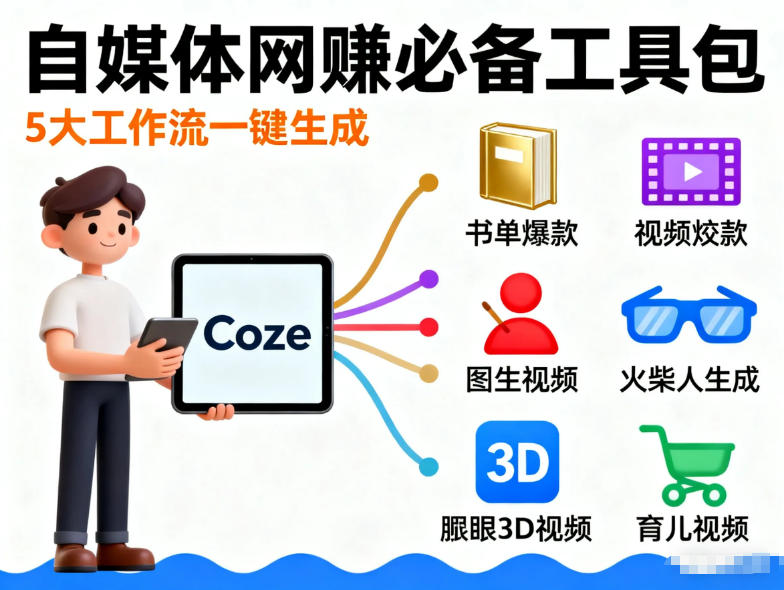 Coze工作流合集,内容一共100份左右,内容丰富,可以提供工作效率-韬哥副业项目资源网