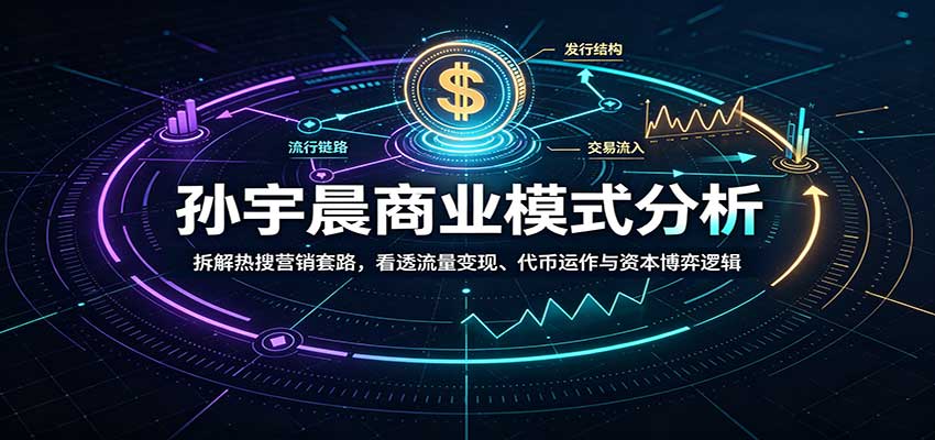 孙宇晨商业模式分析：拆解热搜营销套路，看透流量变现、代币运作与资本博弈逻辑-怪兽网创俱乐部