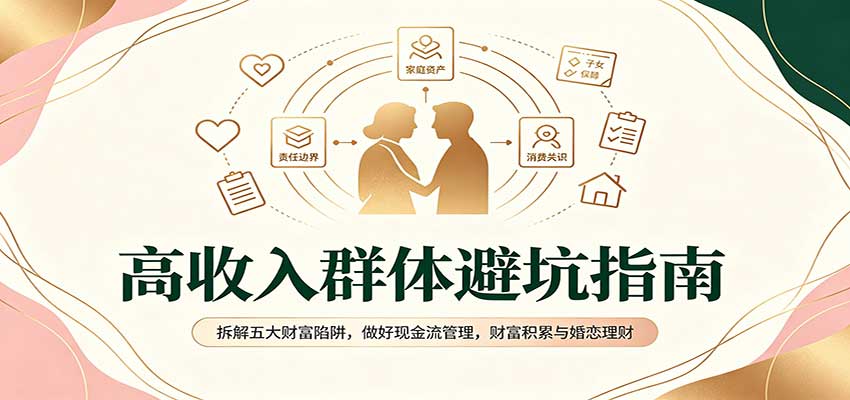 高收入群体避坑指南：拆解五大财富陷阱，做好现金流管理，财富积累与婚恋理财-邪修侠 - 演示