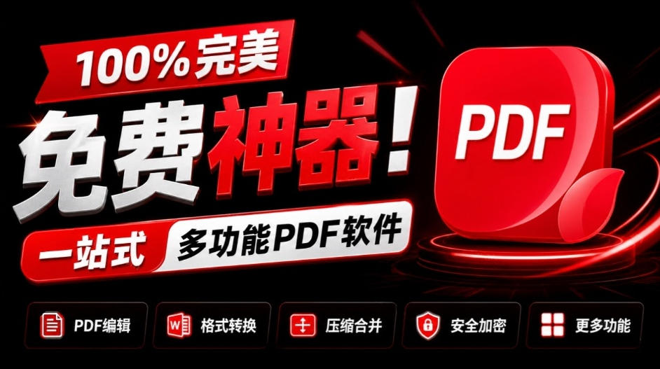 100%完美免费神器！一站式多功能PDF软件，支持PDF格式转换压缩编辑等，简约无广告，太Nice了JOPDF-网创百晓生