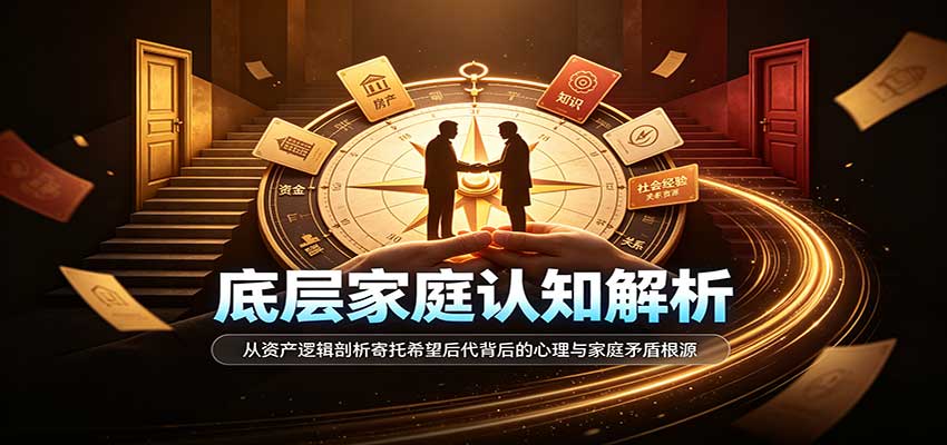 底层家庭认知解析：从资产逻辑剖析寄托希望后代背后的心理与家庭矛盾根源-邪修侠 - 演示