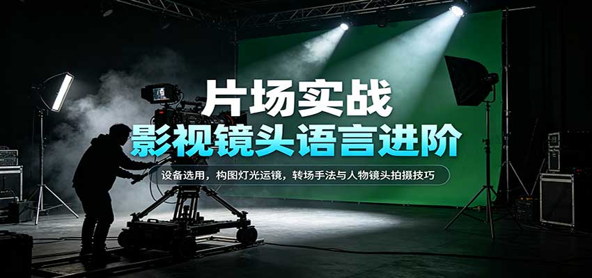 影视镜头语言进阶：设备选用，构图灯光运镜，转场手法与人物镜头拍摄技巧-邪修侠 - 演示