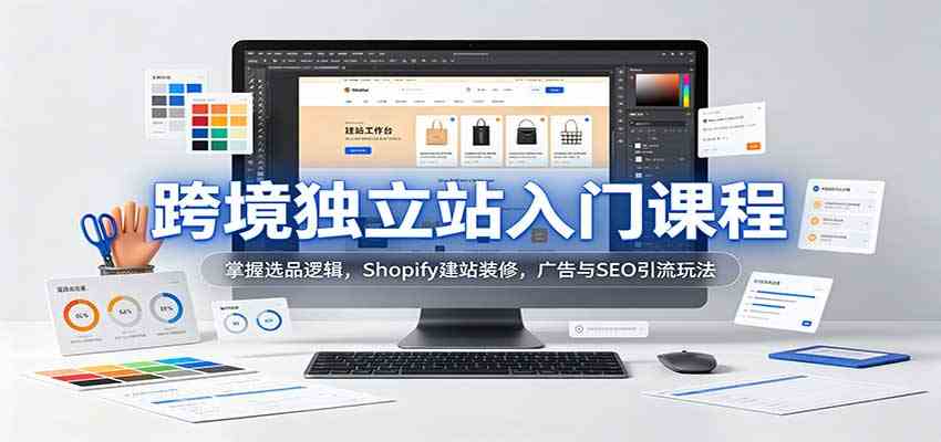 跨境独立站入门课程:掌握选品逻辑,Shopify建站装修,广告与SEO引流玩法-邪修侠 - 演示