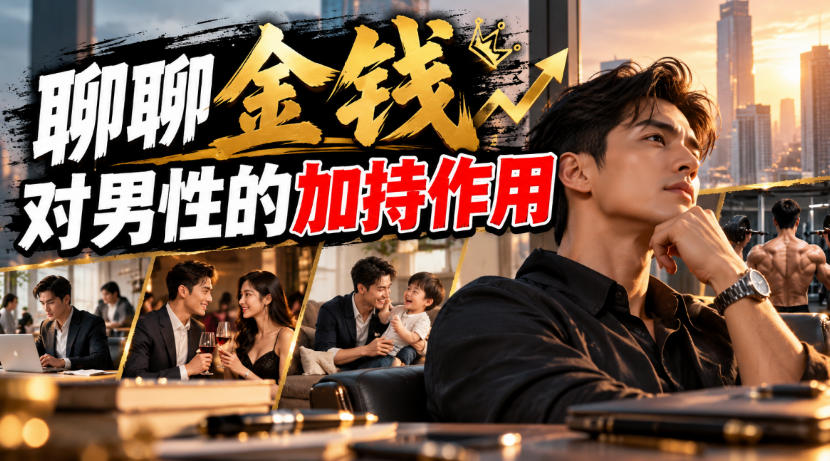 某公众号付费文章：聊聊金钱对男性的加持作用-网创百晓生