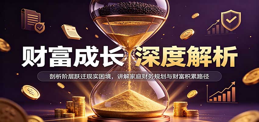 财富成长深度解析：剖析阶层跃迁现实困境，讲解家庭财务规划与财富积累路径-邪修侠 - 演示