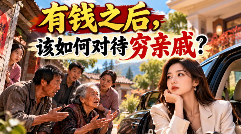 某公众号付费文章：有钱之后，该如何对待穷亲戚？-90网