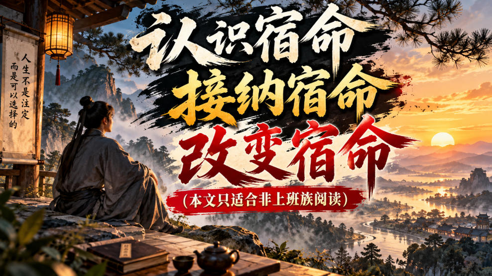 某公众号付费文章:认识宿命,接纳宿命,改变宿命(本文只适合非上班族阅读)-邪修侠 - 演示