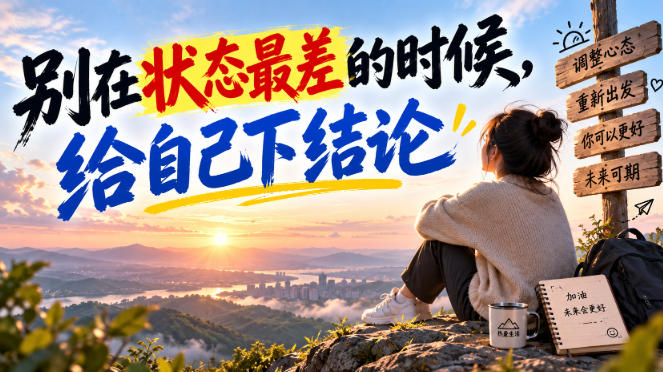 某公众号付费文章:别在状态最差的时候,给自己下结论-邪修侠 - 演示