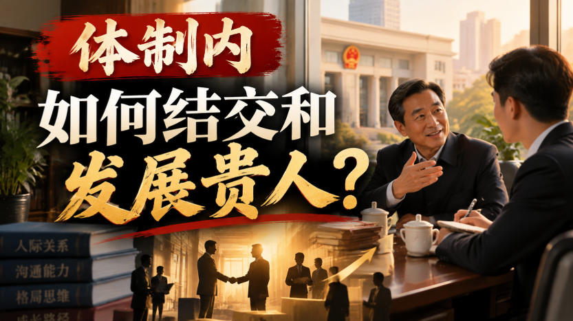某公众号付费文章：体制内，如何结交和发展贵人?-邪修侠