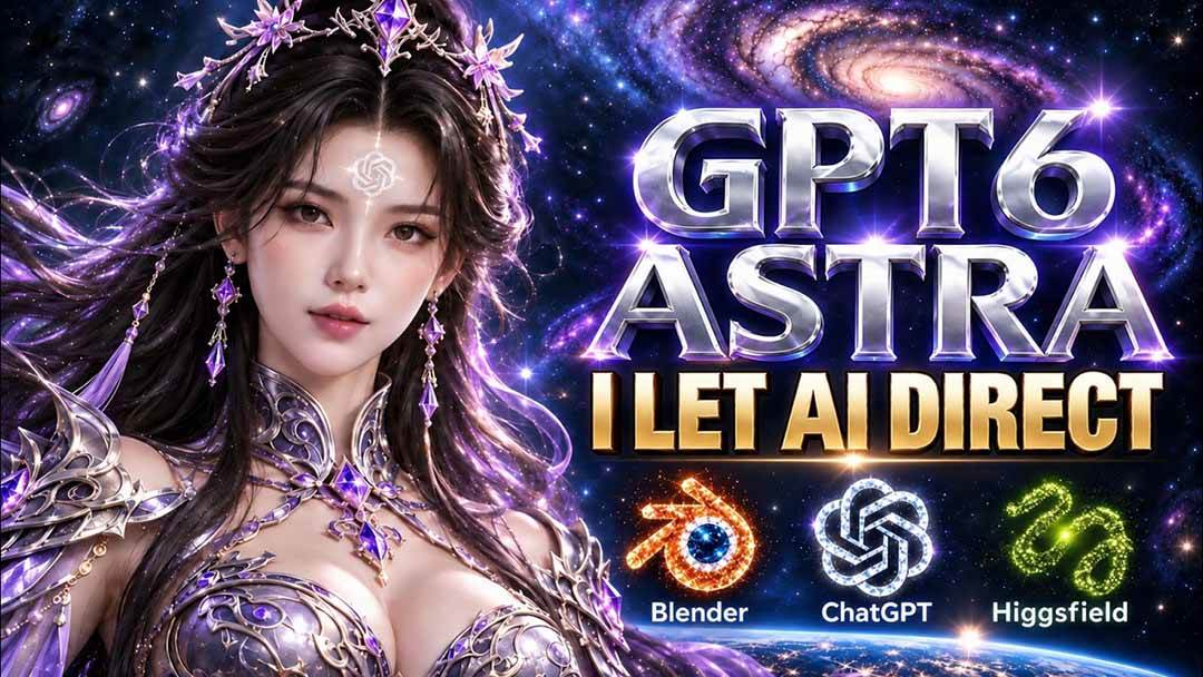 (20763期)【无水印】让GPT-6 Astra当导演!Higgsfield和Blender实战打造30秒玄幻精准运镜短片! (20763期)【无水印】让GPT-6 Astra当导演!Higgsfield和Blender实战打造30秒玄幻精准运镜短片!