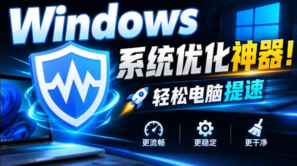 Windows电脑最好用的系统优化工具之一！提高电脑性首选工具，一键优化提速清理注册表，WiseCare365-邪修侠 - 演示