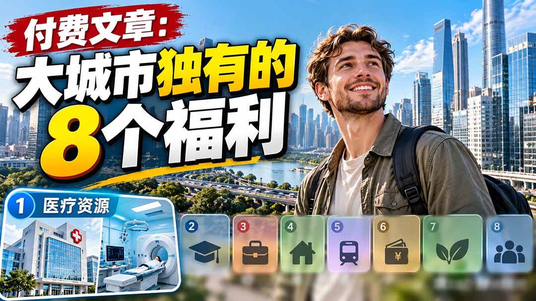 (20848期)付费文章:大城市独有的8个福利 (20848期)付费文章:大城市独有的8个福利