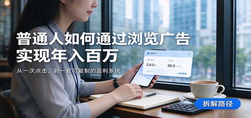 2026最新技术24小时全自动浏览广告，全网独家，单台设备日入200+，支持实地学习考察-怪兽网创俱乐部