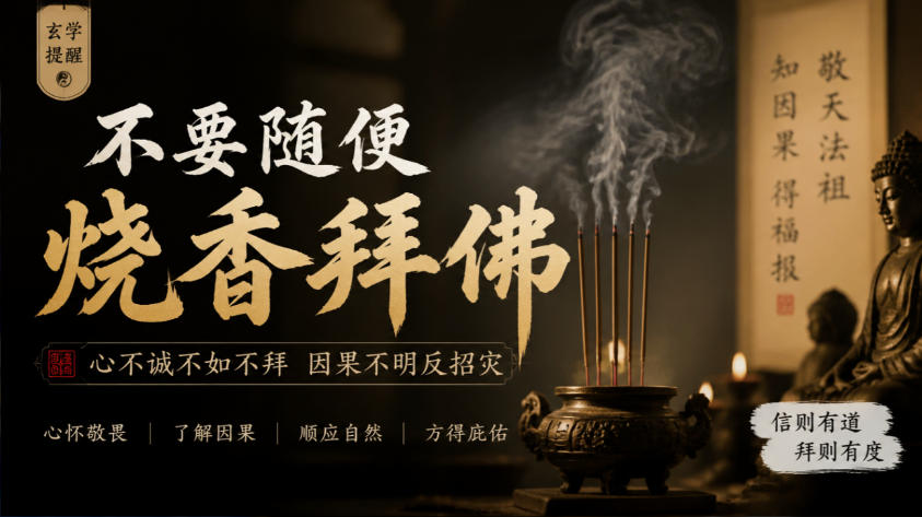 某公众号付费文章：玄学提醒：不要随便烧香拜佛-副业资源网
