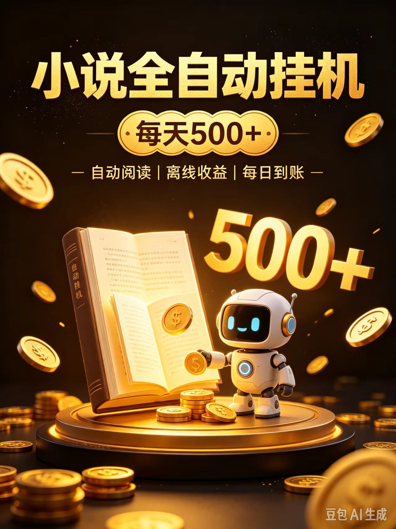 番茄全自动小说0门槛副业，日入300+，躺赚稳定风口项目-副业资源网