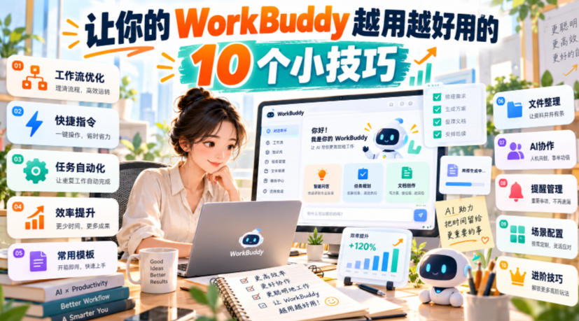 让你的 WorkBuddy 越用越好用的 10 个小技巧-怪兽网创俱乐部