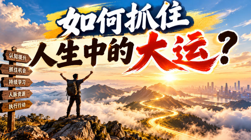 某公众号付费文章：如何抓住人生中的大运？-邪修侠