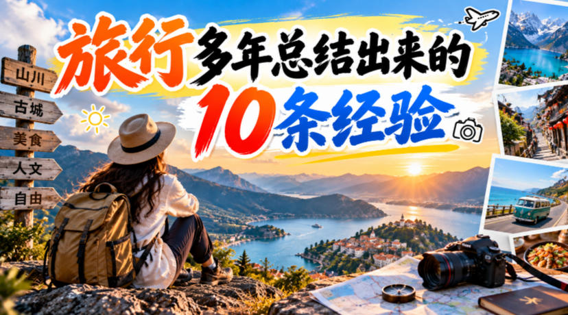 付费文章：旅行多年总结出来的10条经验-怪兽网创俱乐部