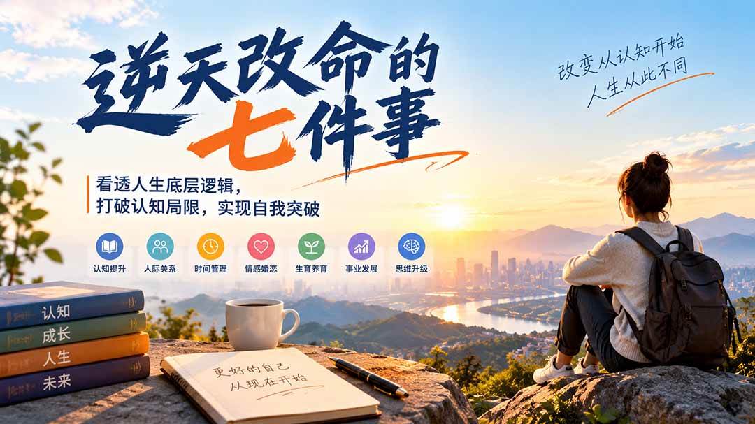 （21022期）付费文章：逆天改命的七件事，看透人生底层逻辑，打破认知局限，实现自我突破-怪兽网创俱乐部