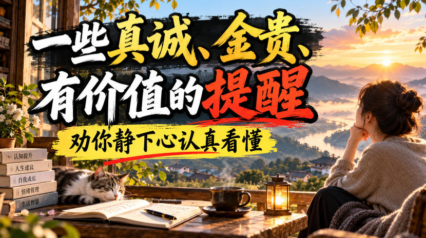 付费文章：一些真诚、金贵、有价值的提醒，劝你静下心认真看懂-多课资源站
