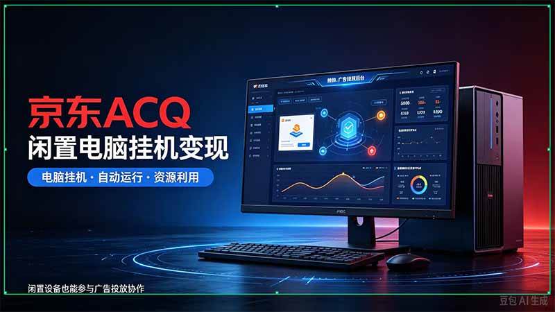 （21063期）京东ACQ是什么？闲置电脑挂机采集项目拆解-怪兽网创俱乐部