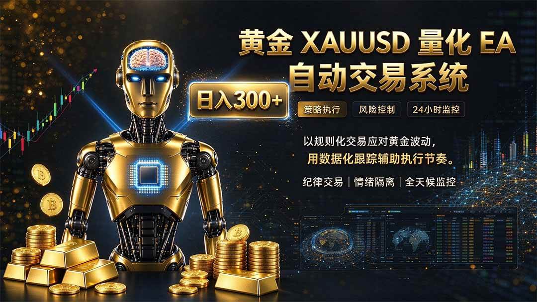 （21067期）普通人也能玩转AI量化：不盯盘，不熬夜，一套智投EA让策略自动跑-多课资源站