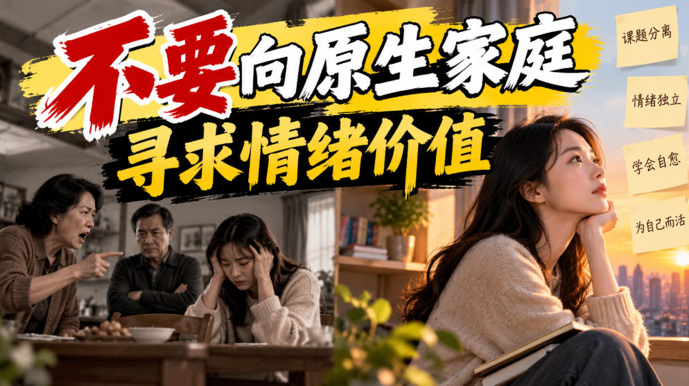 某公众号付费文章：不要向原生家庭寻求情绪价值-多课资源站