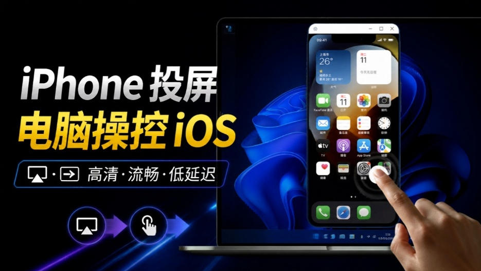 iPhone投屏到Windows电脑，还支持操控IOS系统，多台设备能同时上屏，有点意思iPhoneMirror-怪兽网创俱乐部