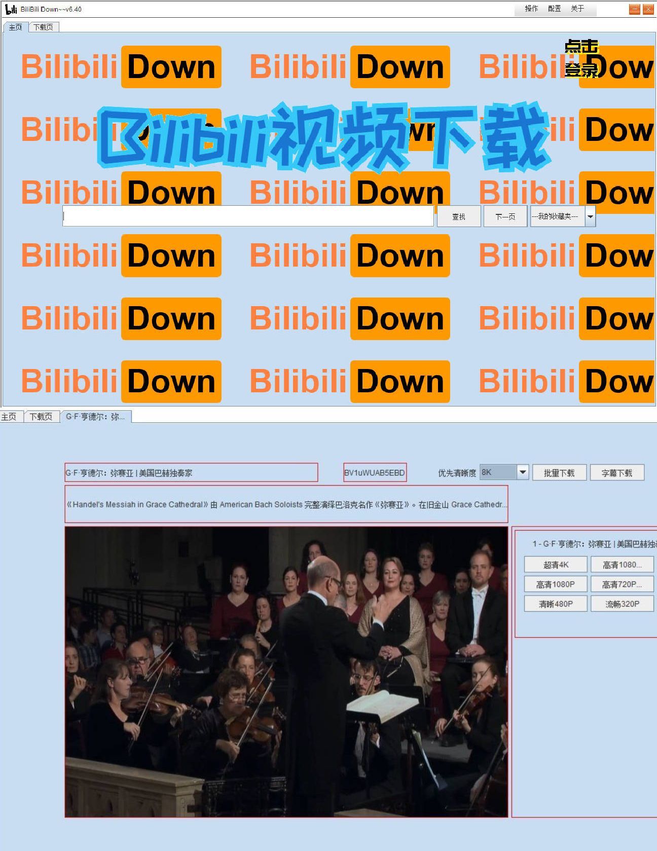 b站视频下载软件BilibiliDown v6.40-网亿资源平台