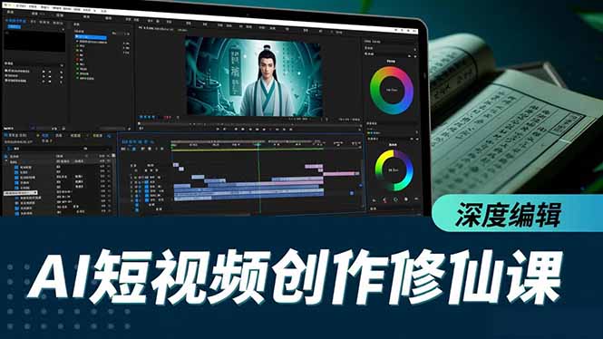 AI短视频创作修仙课,从炼气到金仙、爆款复刻、深度编辑,掌握全栈AI能力-邪修侠 - 演示