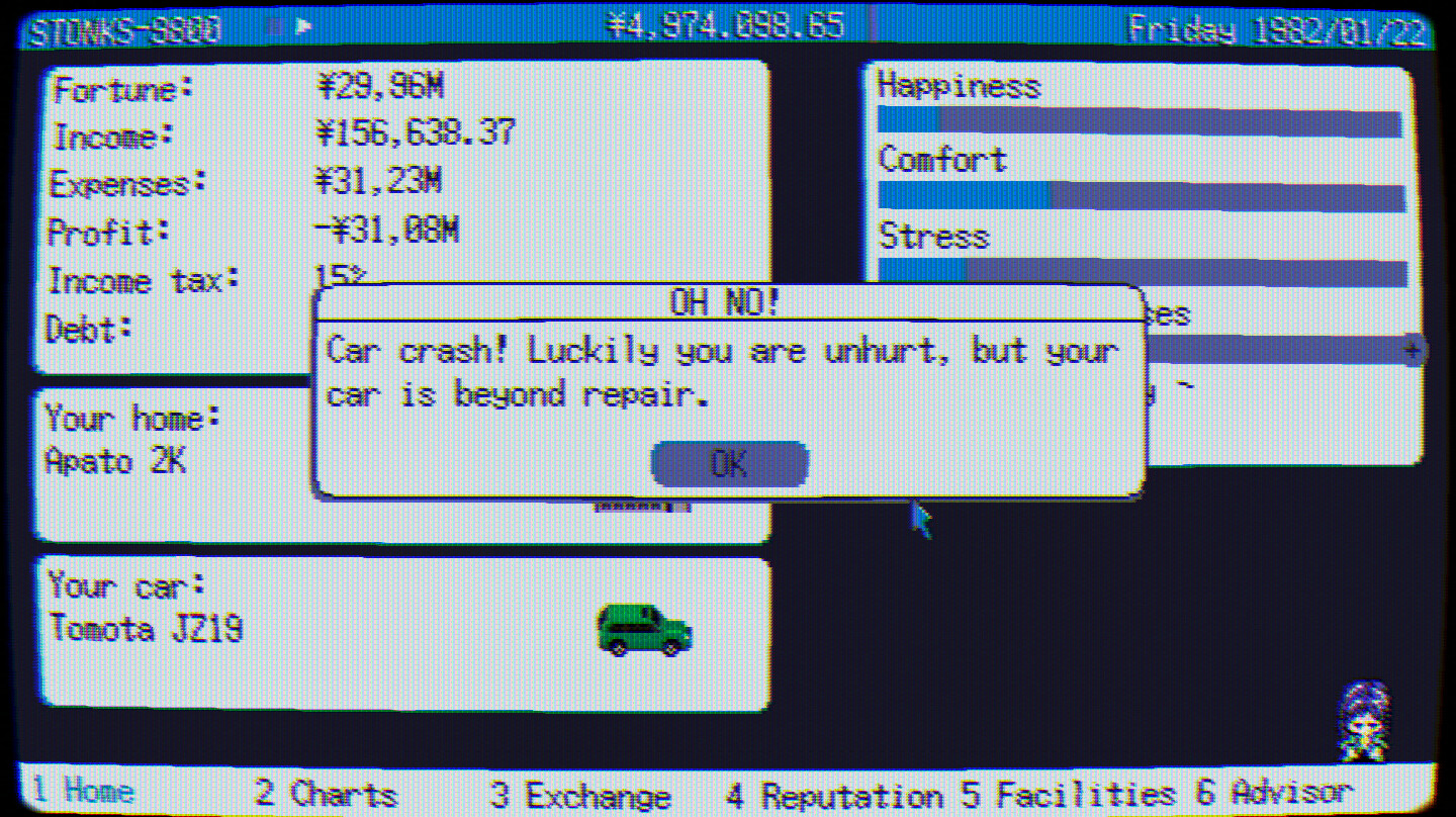东京股神/炒股模拟器/股票市场模拟器/STONKS-9800: Stock Market Simulator 东京股神/炒股模拟器/股票市场模拟器/STONKS-9800: Stock Market Simulator