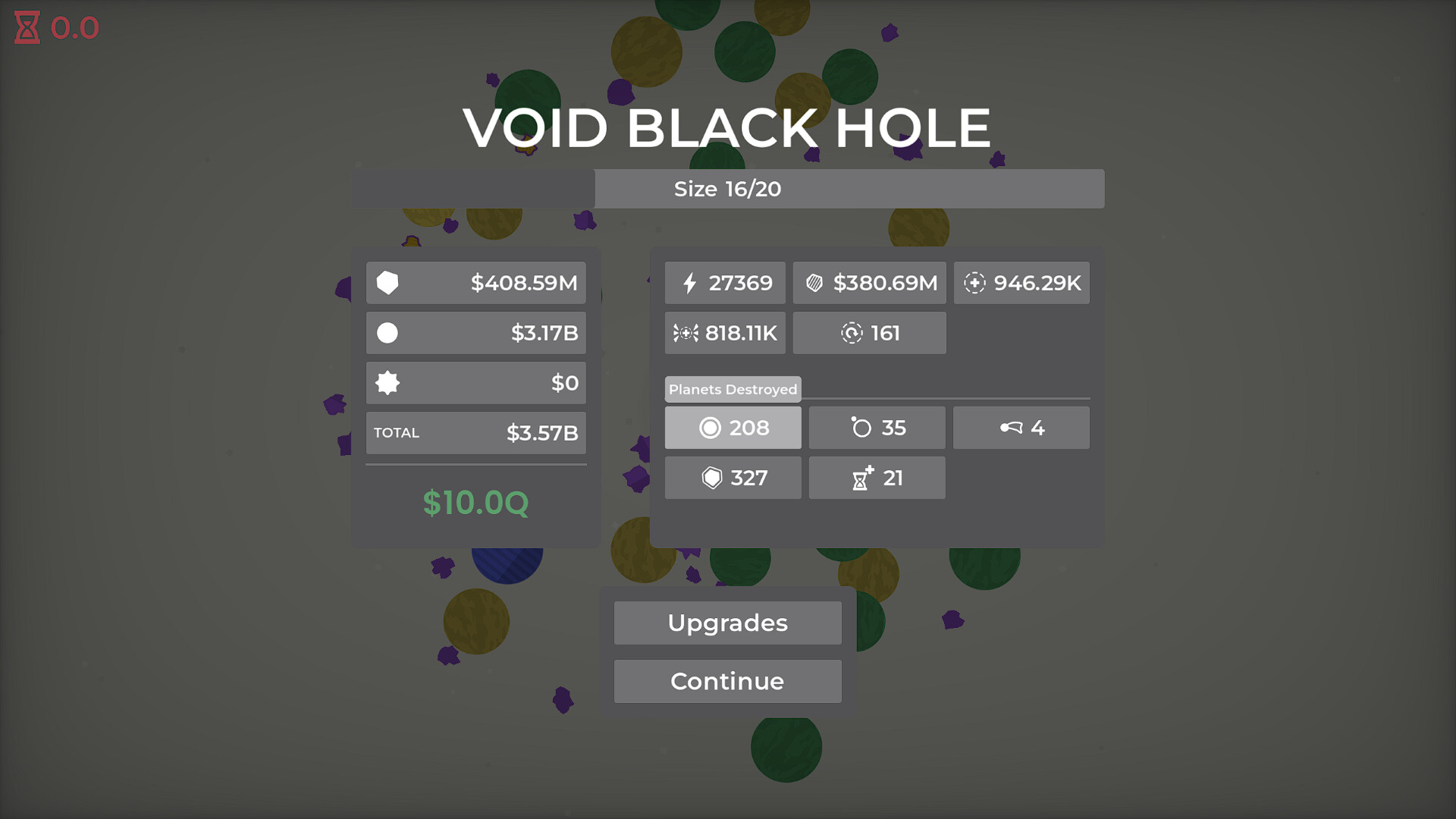 关于喂养黑洞的游戏/A Game About Feeding A Black Hole