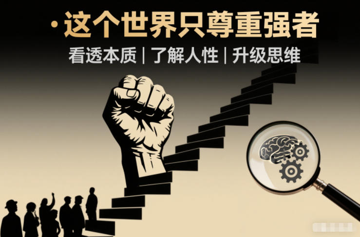 开悟1.0:这个世界只尊重强者,看透本质-了解人性-升级思维 开悟1.0:这个世界只尊重强者,看透本质-了解人性-升级思维