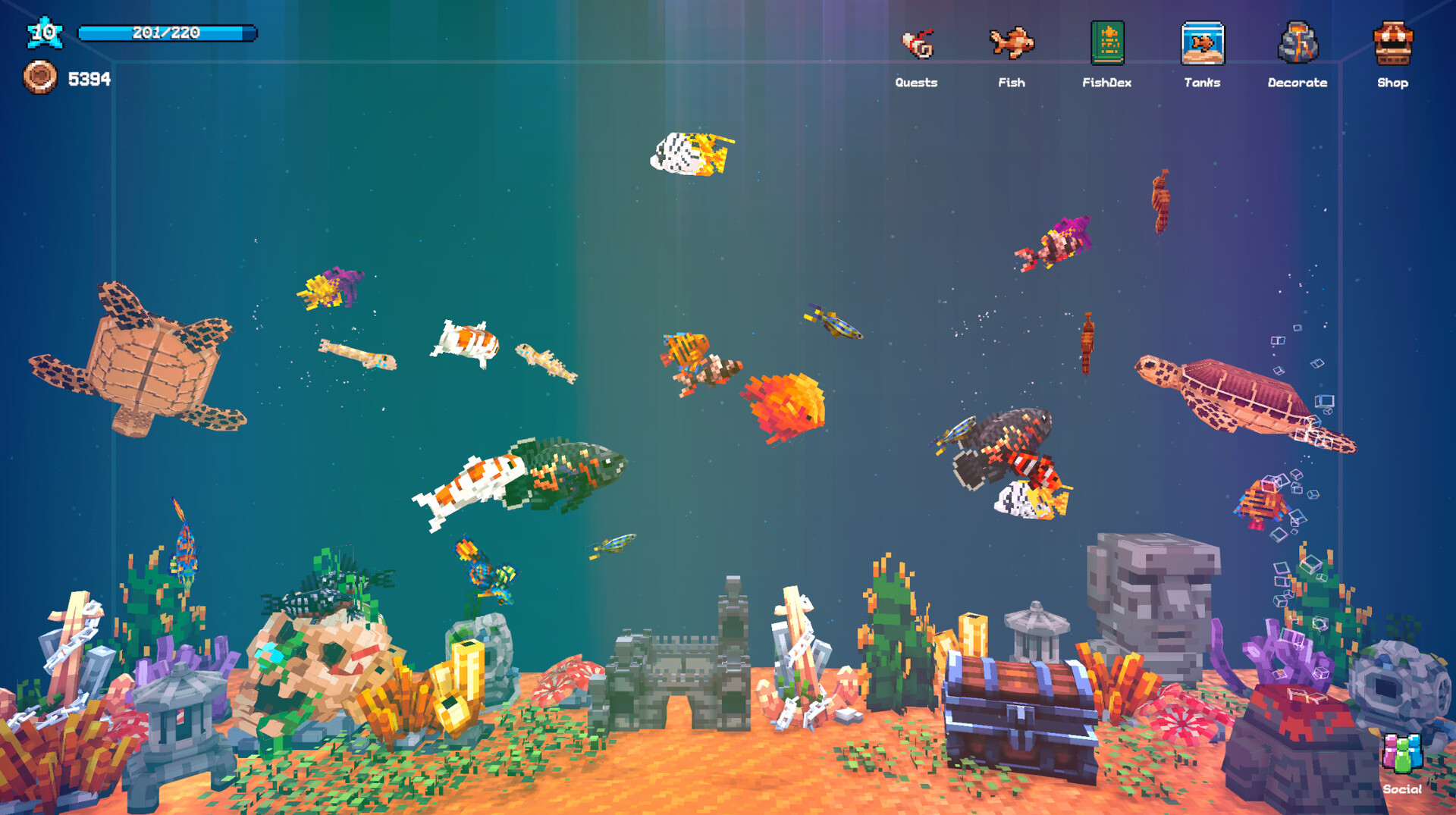 全球鱼友俱乐部:放置好时光/Tiny Aquarium: Social Fishkeeping 全球鱼友俱乐部:放置好时光/Tiny Aquarium: Social Fishkeeping