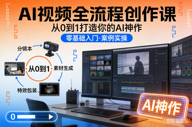 AI视频全流程创作课，从0到1打造你的AI神作-邪修侠 - 演示