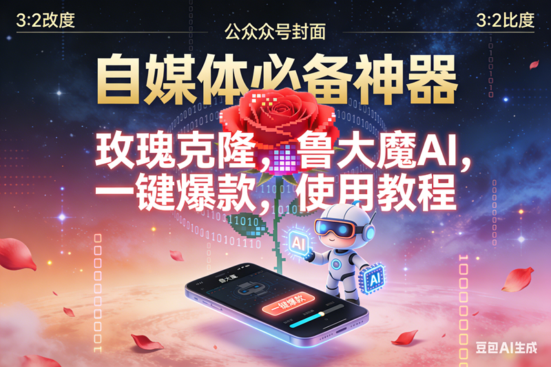（16912期）玫瑰克隆神器，鲁大魔，ai，自媒体必备软件，一键爆款工具，详细教程-网亿资源平台