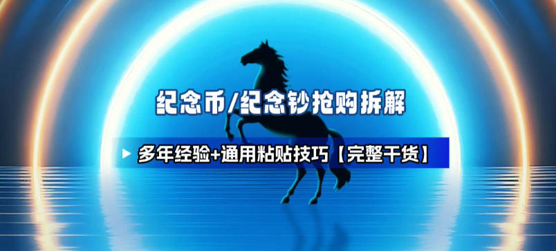 纪念币+纪念钞多年经验拆解+通用抢购粘贴技巧【完整干货】-邪修侠 - 演示