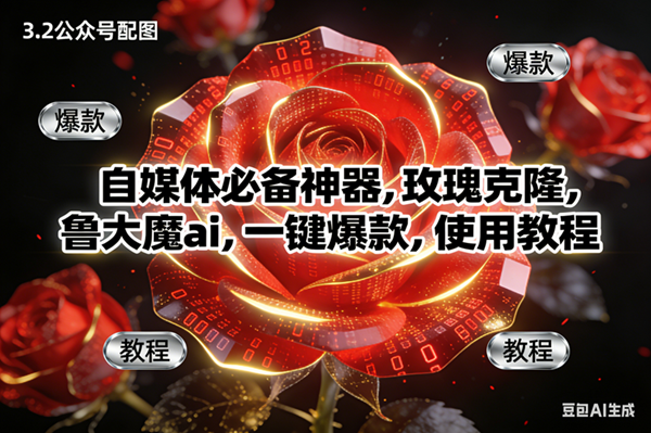 （16919期）玫瑰克隆神器，ai鲁大魔，自媒体必备软件，一键爆款工具，详细教程-网亿资源平台