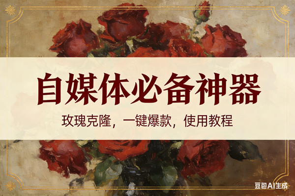 （16940期）玫瑰克隆神器，ai鲁大魔，自媒体必备的软件，一键爆款，详细教程-网亿资源平台