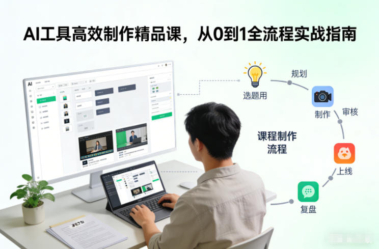 AI工具高效制作精品课，从0到1全流程实战指南-邪修侠 - 演示