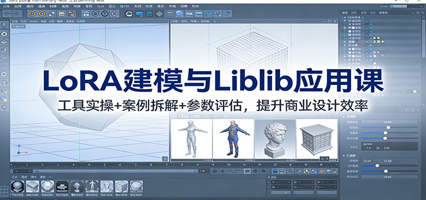 LoRA建模与Liblib应用课:工具实操+案例拆解+参数评估,提升商业设计效率-邪修侠 - 演示